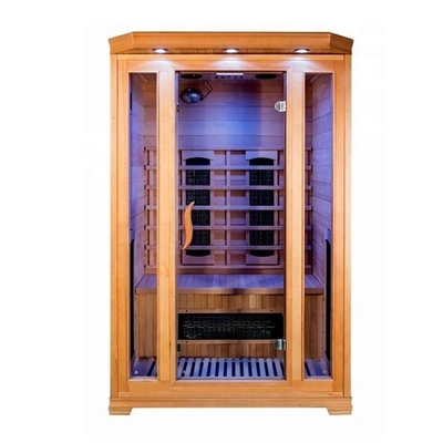 Sala de sauna casera rectangular para 2 personas 1750W Potencia 20' / 40' HQ26 / 54PCS Embalaje