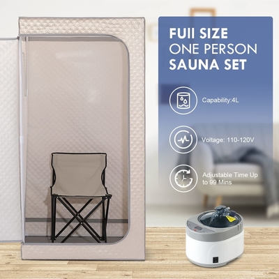 Sauna de vapor portátil plegable de tamaño completo OEM / ODM Tienda de sauna portátil