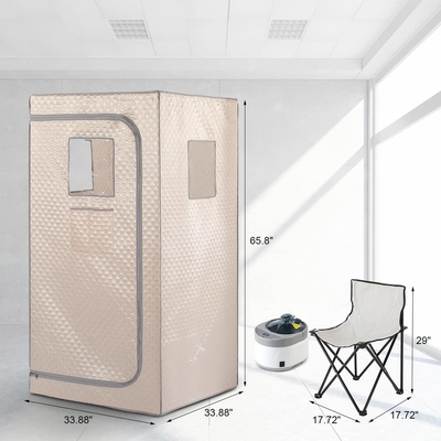 Sauna de vapor portátil plegable de tamaño completo OEM / ODM Tienda de sauna portátil