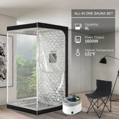 Tenda de sauna portátil para el hogar con cuerpo completo Tenda de sauna de vapor portátil de tamaño medio plegable