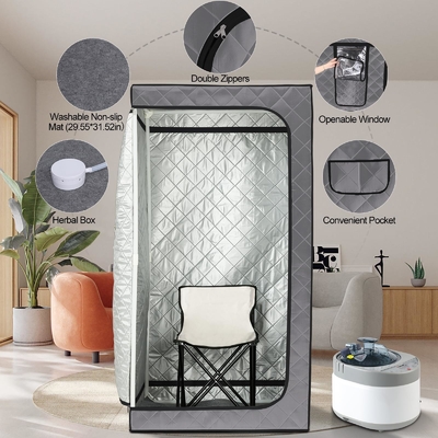 110 - 120V AC 60Hz Tienda de sauna plegable portátil de gran tamaño estilo para uso doméstico