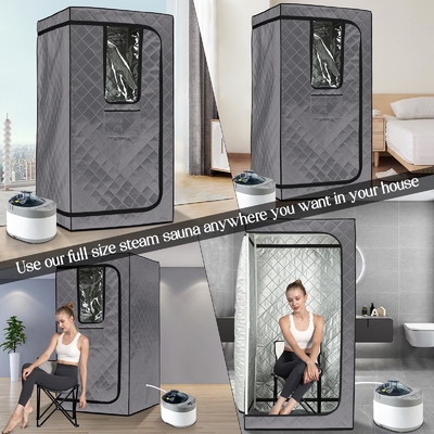 110 - 120V AC 60Hz Tienda de sauna plegable portátil de gran tamaño estilo para uso doméstico