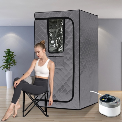 Sauna de vapor portátil de 110 - 120V AC 60Hz con diseño de ventanas transparentes