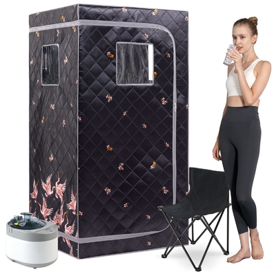 Tenda de sauna de vapor portátil para el cuerpo completo de 1500W para la terapia de desintoxicación