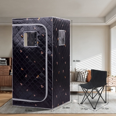 Tenda de sauna de vapor portátil para el cuerpo completo de 1500W para la terapia de desintoxicación