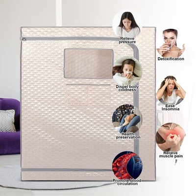 Promoviendo el sueño Tejido impermeable Sauna de vapor portátil 0-99 minutos Control de tiempo
