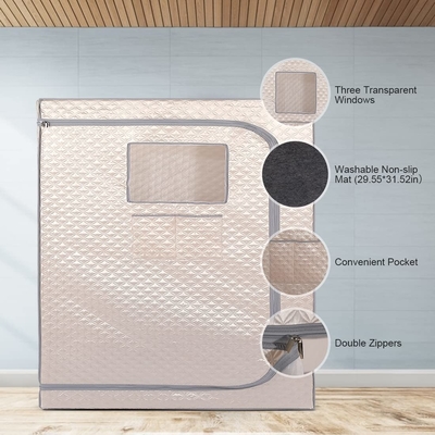 Promoviendo el sueño Tejido impermeable Sauna de vapor portátil 0-99 minutos Control de tiempo