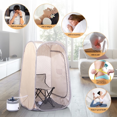 Sauna para una sola persona Sauna de vapor húmeda portátil para relajarse