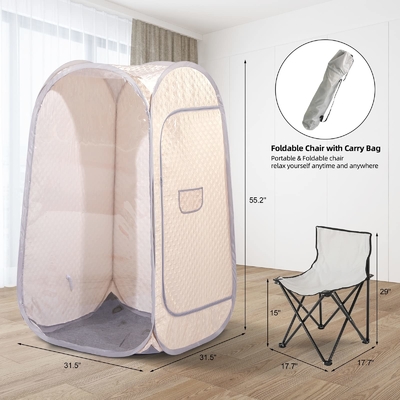 Sauna para una sola persona Sauna de vapor húmeda portátil para relajarse