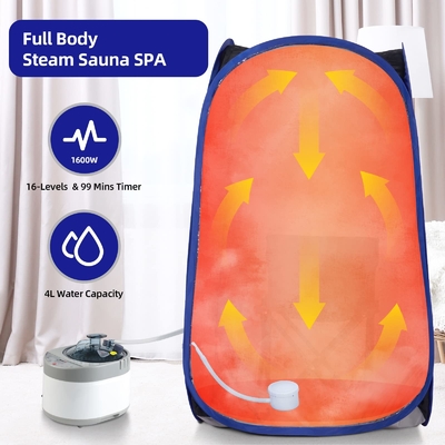 Sauna de vapor portátil plegable con regulación de tiempo