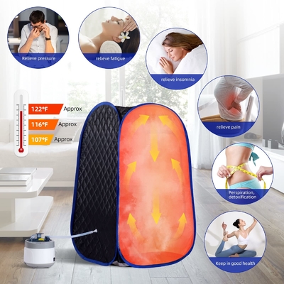 Sauna de vapor portátil plegable con regulación de tiempo