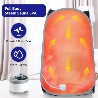 Sauna portátil de cuerpo completo de una persona de tamaño completo Casa de spa tienda de sauna de vapor