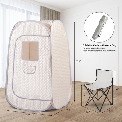Casa Sauna Plegable de pie Portable Sauna de cuerpo completo Tienda de sauna personal