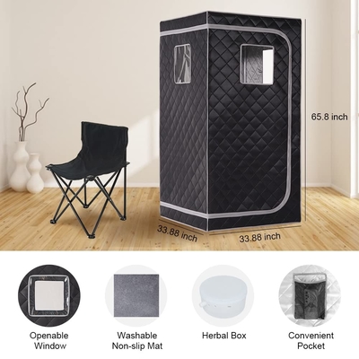 Kit de sauna de vapor portátil de tamaño completo Spa personal para relajación en casa