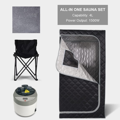 Kit de sauna de vapor portátil de tamaño completo Spa personal para relajación en casa