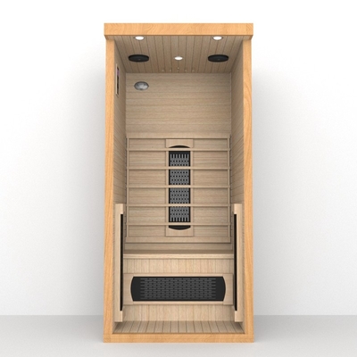 Sala de sauna interior 1 - 2 personas Sauna infrarroja con cápsula de luz roja