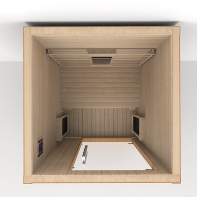 Sala de sauna interior 1 - 2 personas Sauna infrarroja con cápsula de luz roja