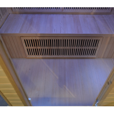 Sauna de madera seca moderna de lujo Sauna de infrarrojo lejano para el hogar 2700W