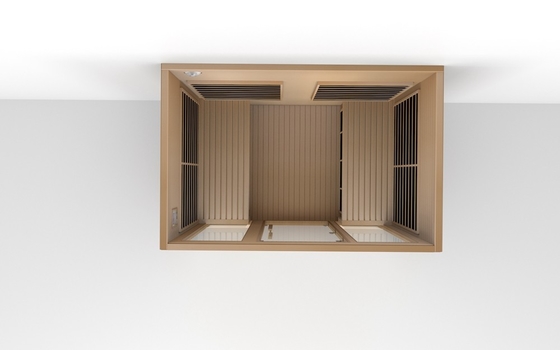 ODM OEM Madera sólida Sala de sauna de infrarrojos lejanos grande para 4 personas