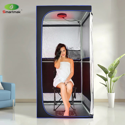 Conjunto de sauna de vapor para el hogar de cuerpo completo, 4L Steamero Sauna de vapor plegable portátil grande 1-2 personas
