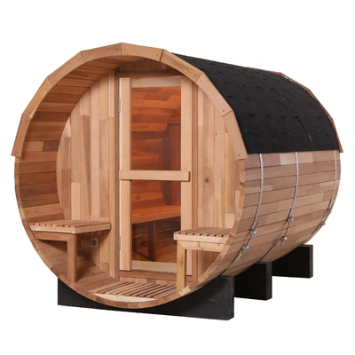 2-8 personas Sauna de madera Barril Sauna de madera Fácil instalación 15-99 MIN Rango de tiempo