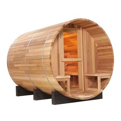 Calentador de sauna de barril de mango de madera Instalación fácil Color de madera Diseño elegante