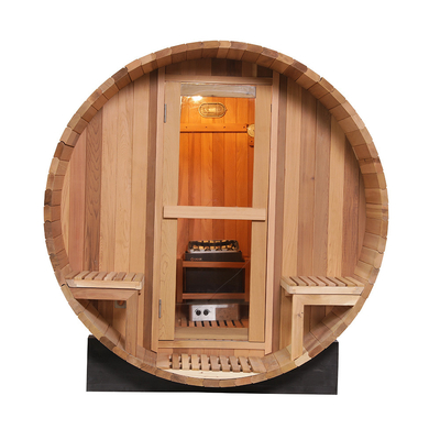 Calentador de sauna de barril de mango de madera Instalación fácil Color de madera Diseño elegante
