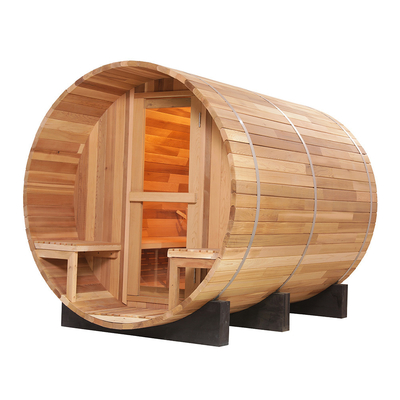 Calentador de sauna de barril de mango de madera Instalación fácil Color de madera Diseño elegante