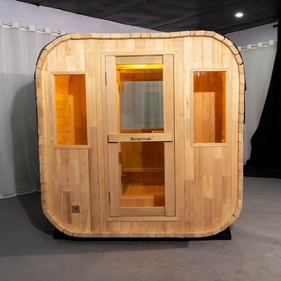 Sauna seca al aire libre con sistema de música Bluetooth