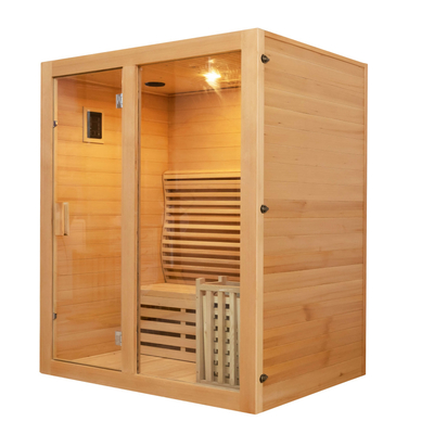 Sauna de la cicuta de las saunas canadienses del ozono y sitio de vapor al aire libre para el centro del BALNEARIO