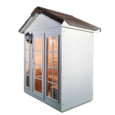 Sitio de vapor tradicional de la sauna de la prenda impermeable del jardín para modular casero
