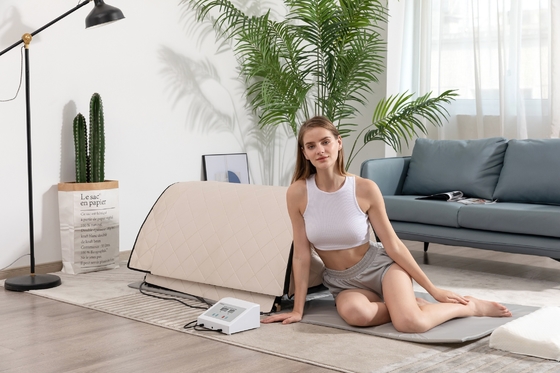 3 sauna infrarroja baja de calefacción de la bóveda del abeto de la atención sanitaria 1300W de la bóveda de la sauna del EMF de la zona