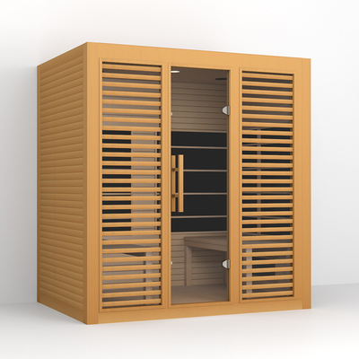 pérdida de peso infrarroja lejana de la sauna de la persona de madera 4 de la cicuta 2700W