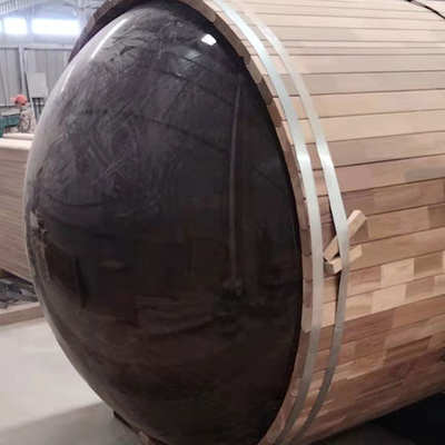 Saunas al aire libre rojas de Cedar Wood Barrel Sauna el 180x240CM con Panonamic