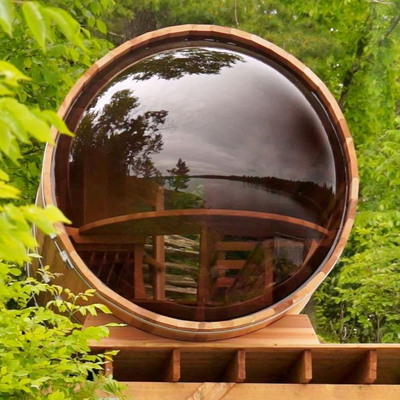 Sitio de vapor rojo canadiense de la sauna del barril de la persona de Cedar Wood 6 para el jardín