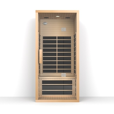 sauna infrarroja roja de 1350W Cedar Sauna Room Indoor Far para la sola persona