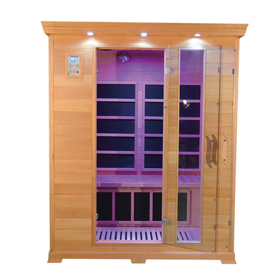 Persona casera infrarroja 240V del sitio 3 de la sauna de Chromotherapy de la cicuta