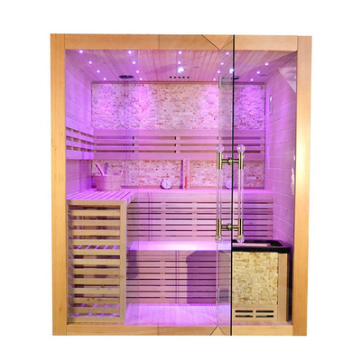 SASO certificó el sitio para dos personas 6KW de la sauna del hogar del vapor con la estufa eléctrica