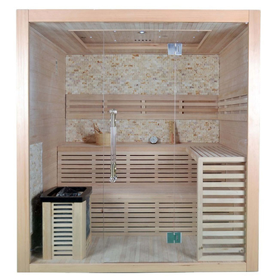 SASO certificó el sitio para dos personas 6KW de la sauna del hogar del vapor con la estufa eléctrica