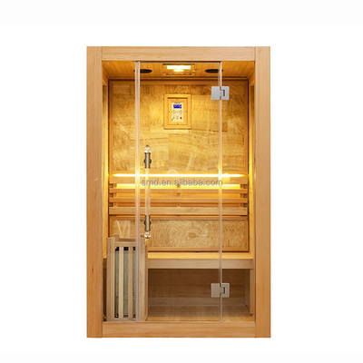 Sauna mojada de la cicuta al aire libre tradicional y OEM para dos personas del sitio de vapor