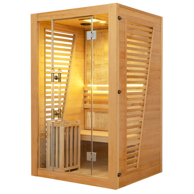 Sauna mojada de la cicuta al aire libre tradicional y OEM para dos personas del sitio de vapor