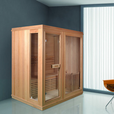 Madera sólida interior del sitio casero de la sauna de la persona del banco 2 del doble del ODM