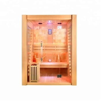 Smartmak hasta 90 persona Cedar Wood Steam Sauna Room del grado 3 para el jardín