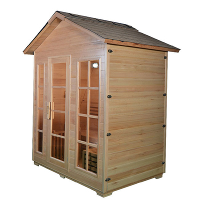 Sitio seco al aire libre de la sauna del vapor tradicional de madera del ODM para la persona 6