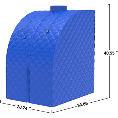 1050W que dobla sauna portátil del vapor de Smartmak con masaje del pie