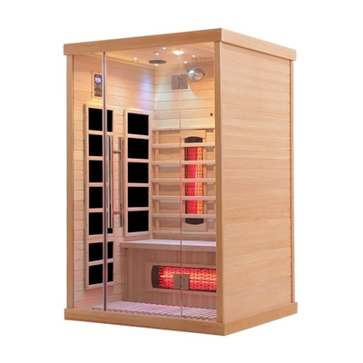 Sauna lejos infrarroja completa interior del carbono del espectro de la familia para dos personas