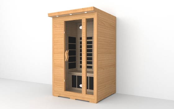 Sauna infrarroja de la persona llena interior del espectro 2 con la ventana de ventilación
