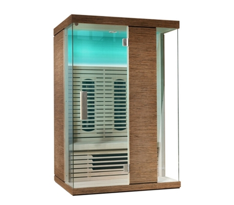 Piel que blanquea la sauna ligera infrarroja de la sauna seca para dos personas para los hoteles del chalet