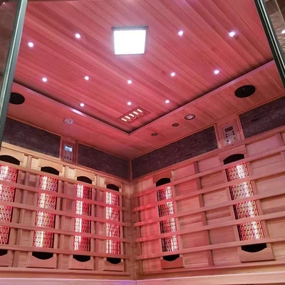 Persona mojada de la sauna 4 del hogar de la sauna del vapor del infrarrojo de la cicuta de Smartmak para la desintoxicación