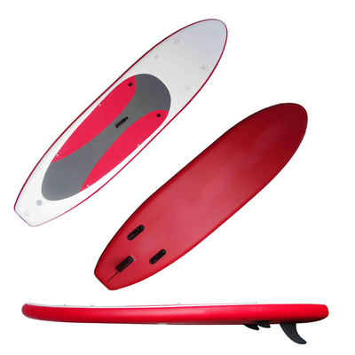 El adulto se levanta sorbo que el tablero de paleta inflable explota la tabla hawaiana de Paddleboard